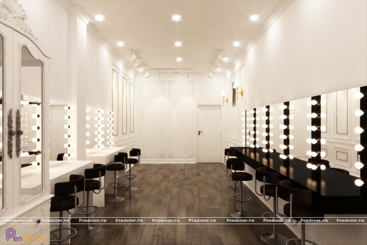 nội thất tiệm áo cưới Pendecor