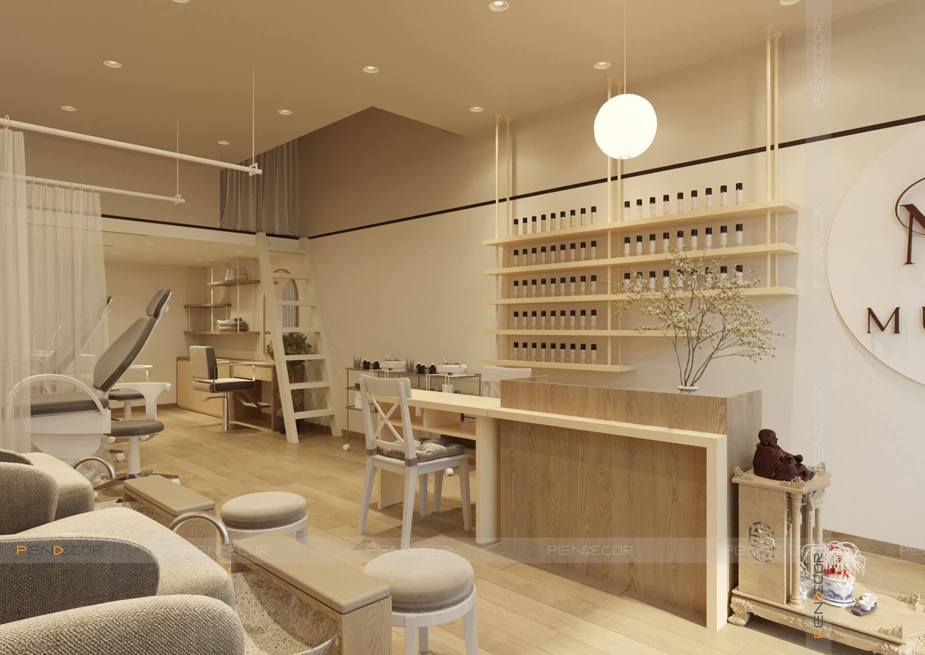 Thiết Kế Tiệm Nail Munyie