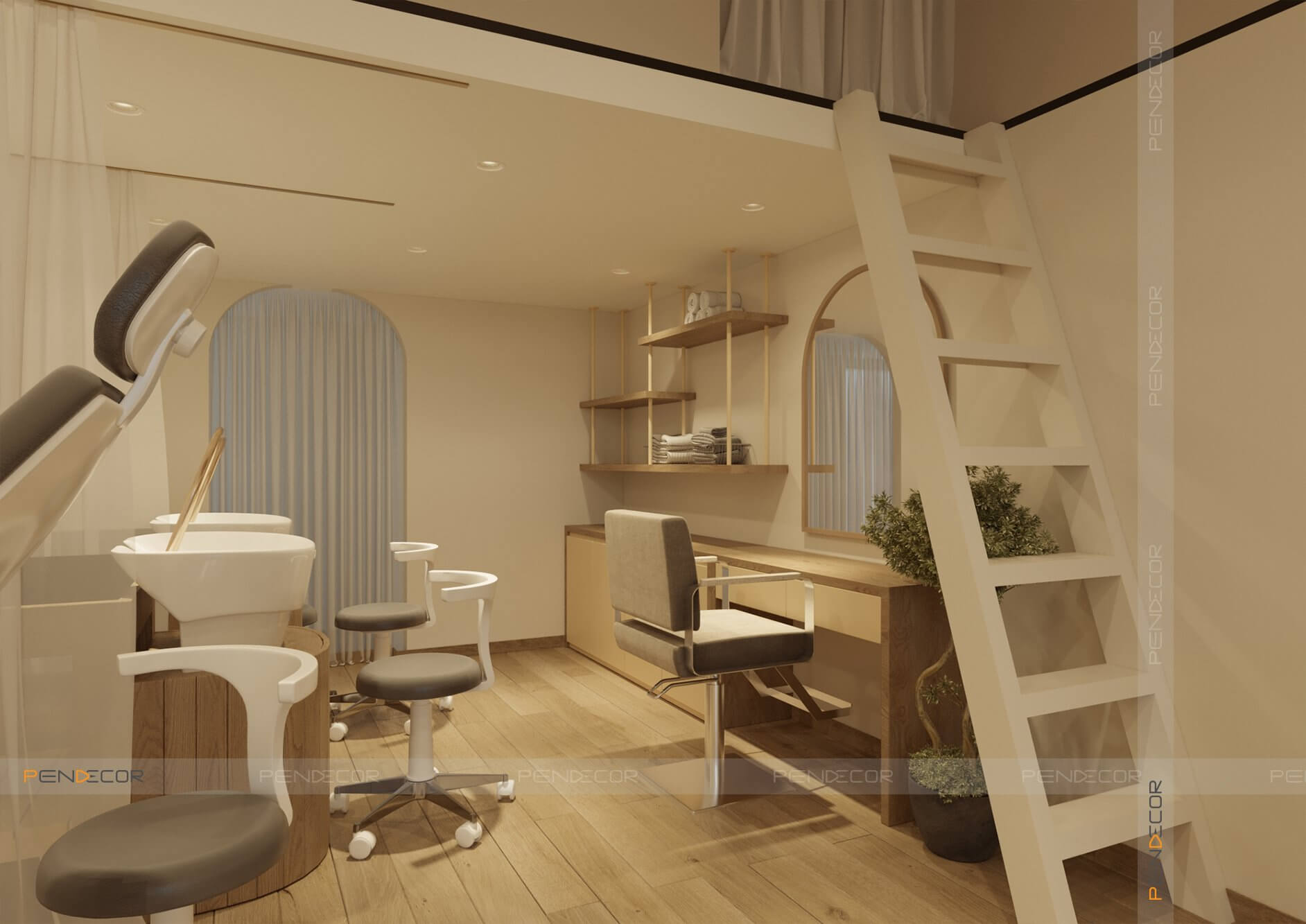 Thiết Kế Tiệm Nail Munyie