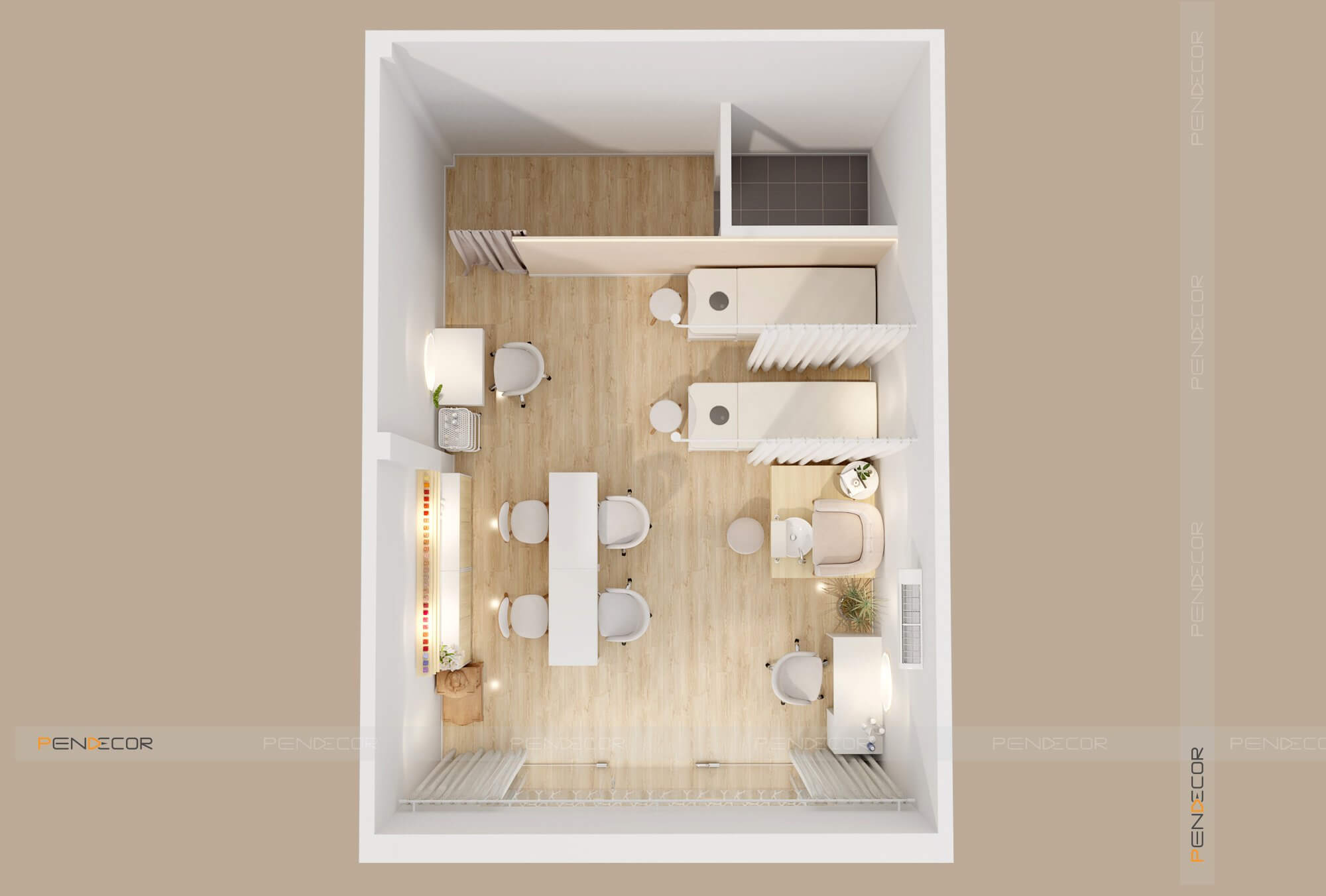 Thiết Kế Tiệm Nail Hien Tran