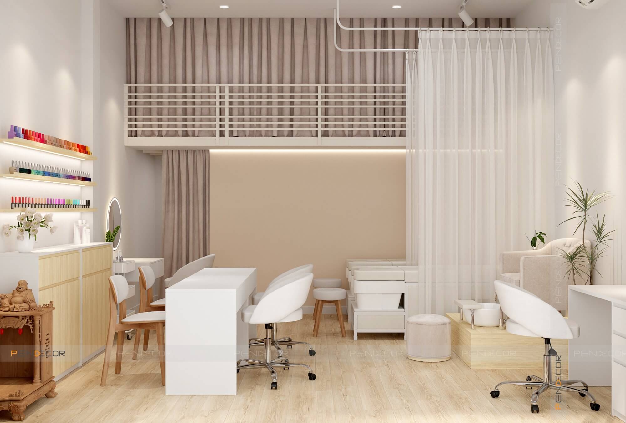 Thiết Kế Tiệm Nail Hien Tran