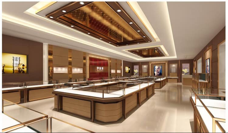 nội thất tiệm vàng Pendecor