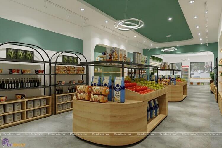 hình ảnh siêu thị mini đẹp Pendecor