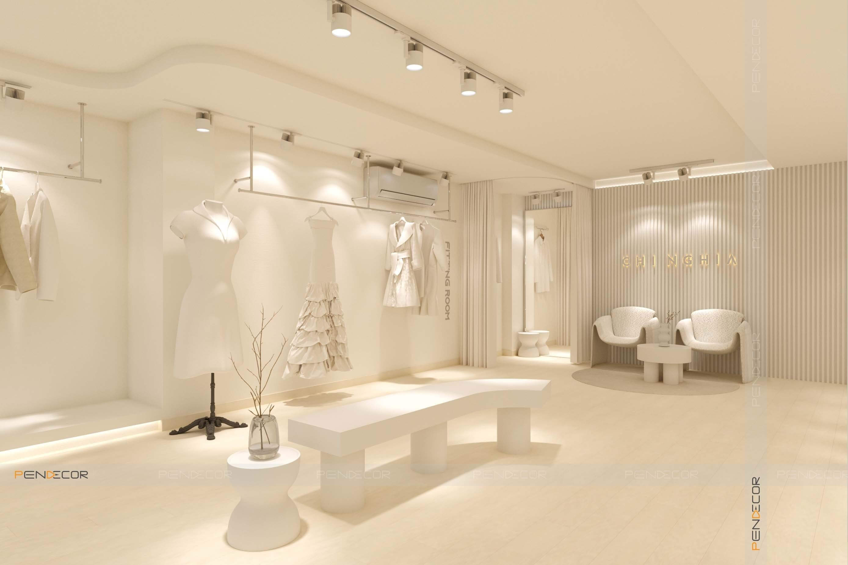 thiết kế shop quần áo - Pendecor