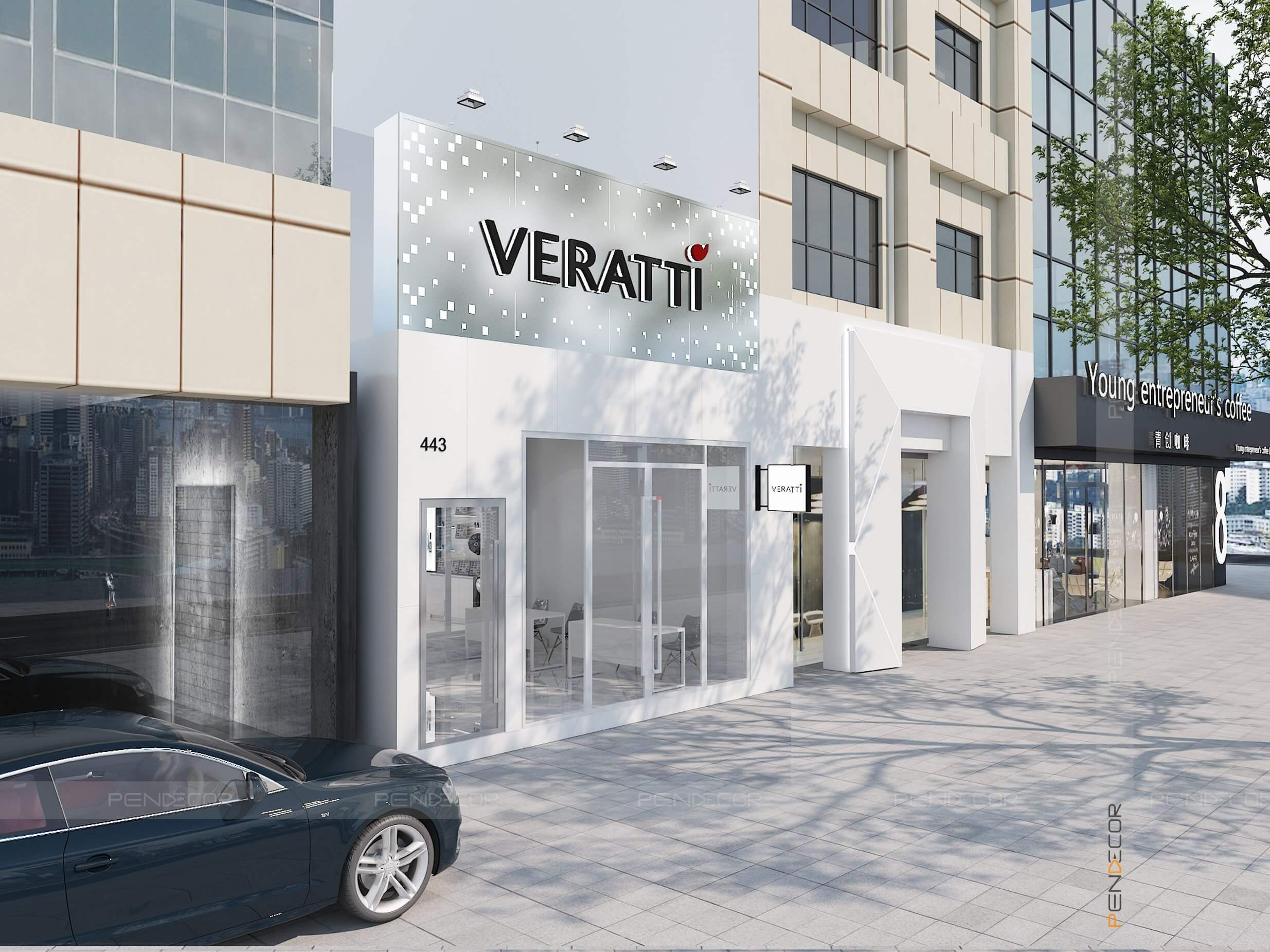 Thiết Kế Tiệm Nail Veratti