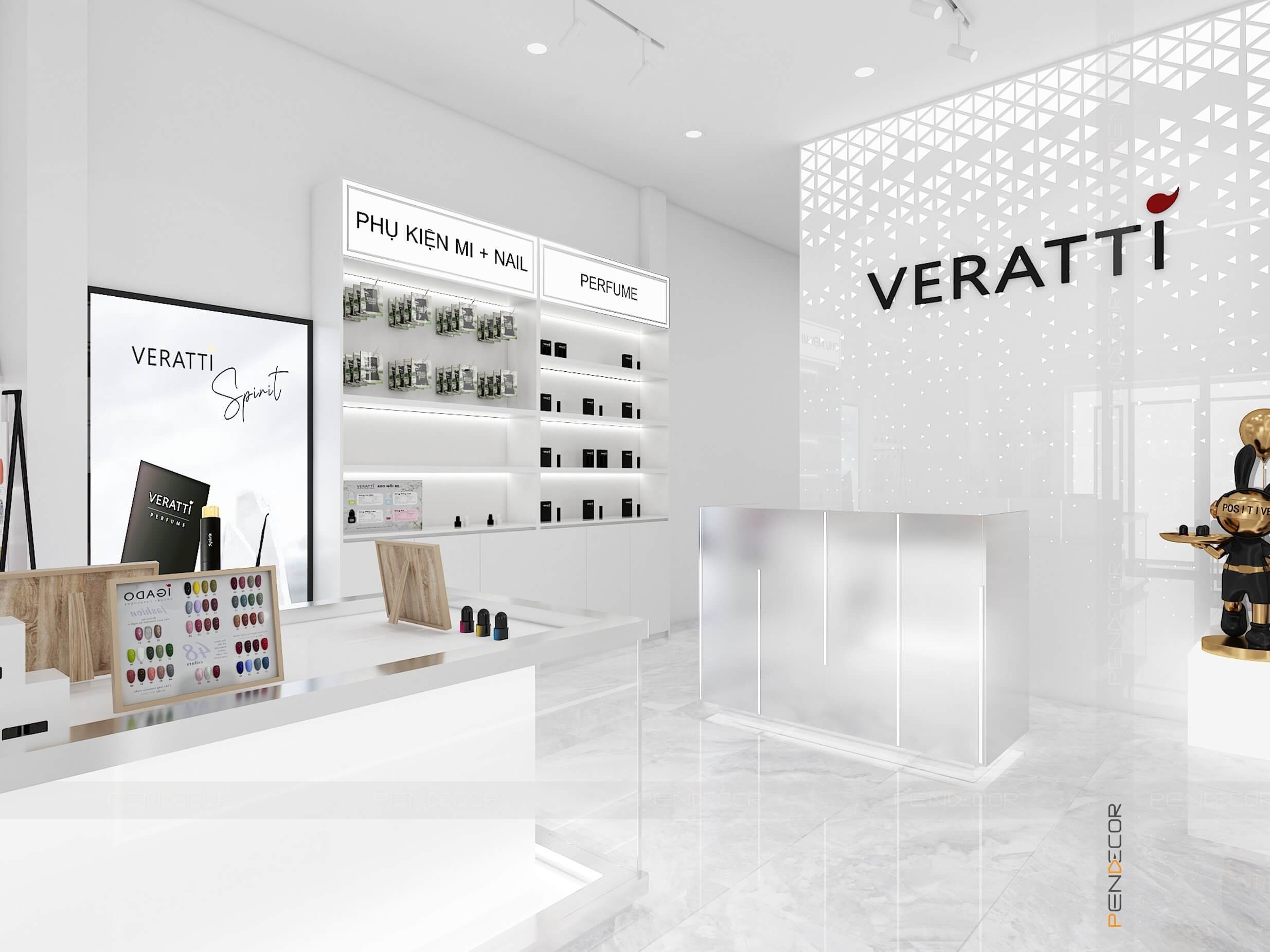 Thiết Kế Tiệm Nail Veratti