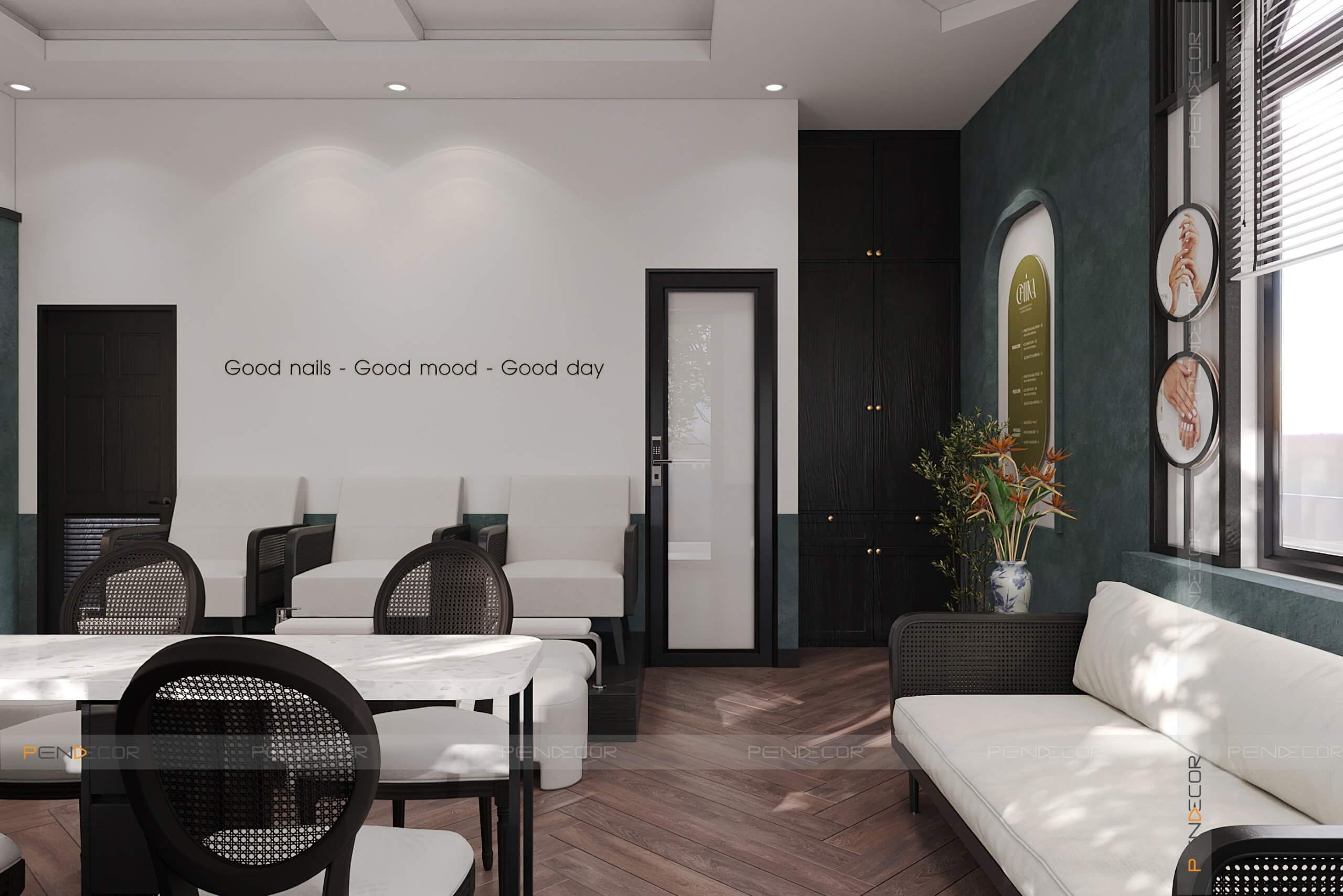 Thiết Kế Tiệm Nail Studio