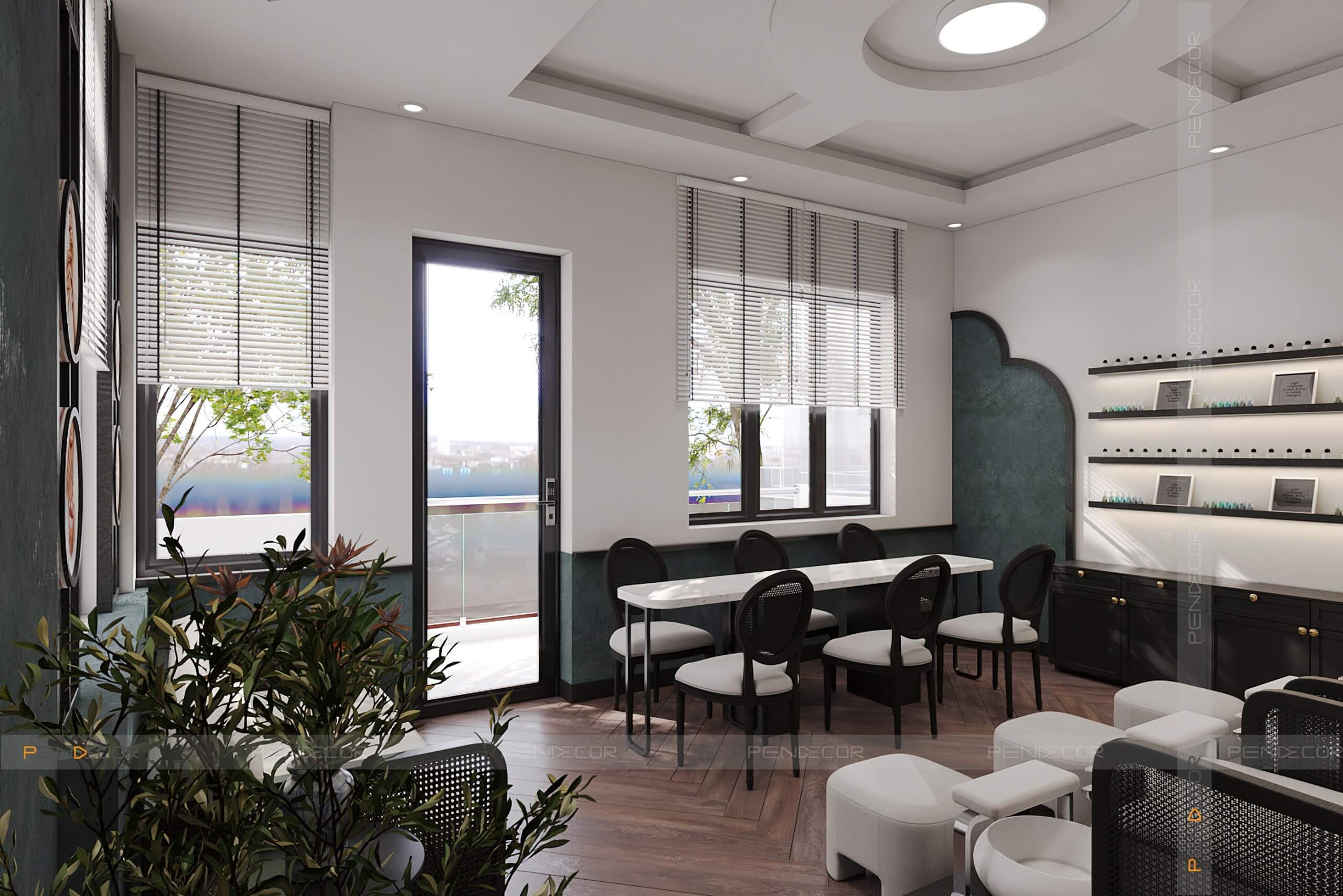 Thiết Kế Tiệm Nail Studio