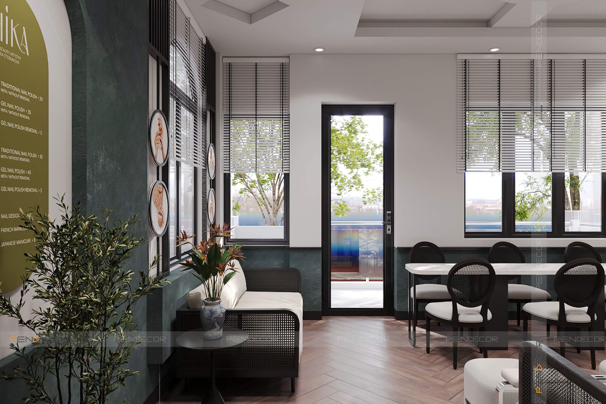 Thiết Kế Tiệm Nail Studio