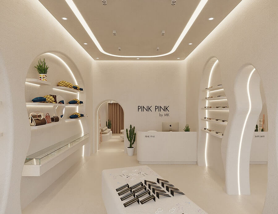 thiết kế shop phụ kiện Pendecor