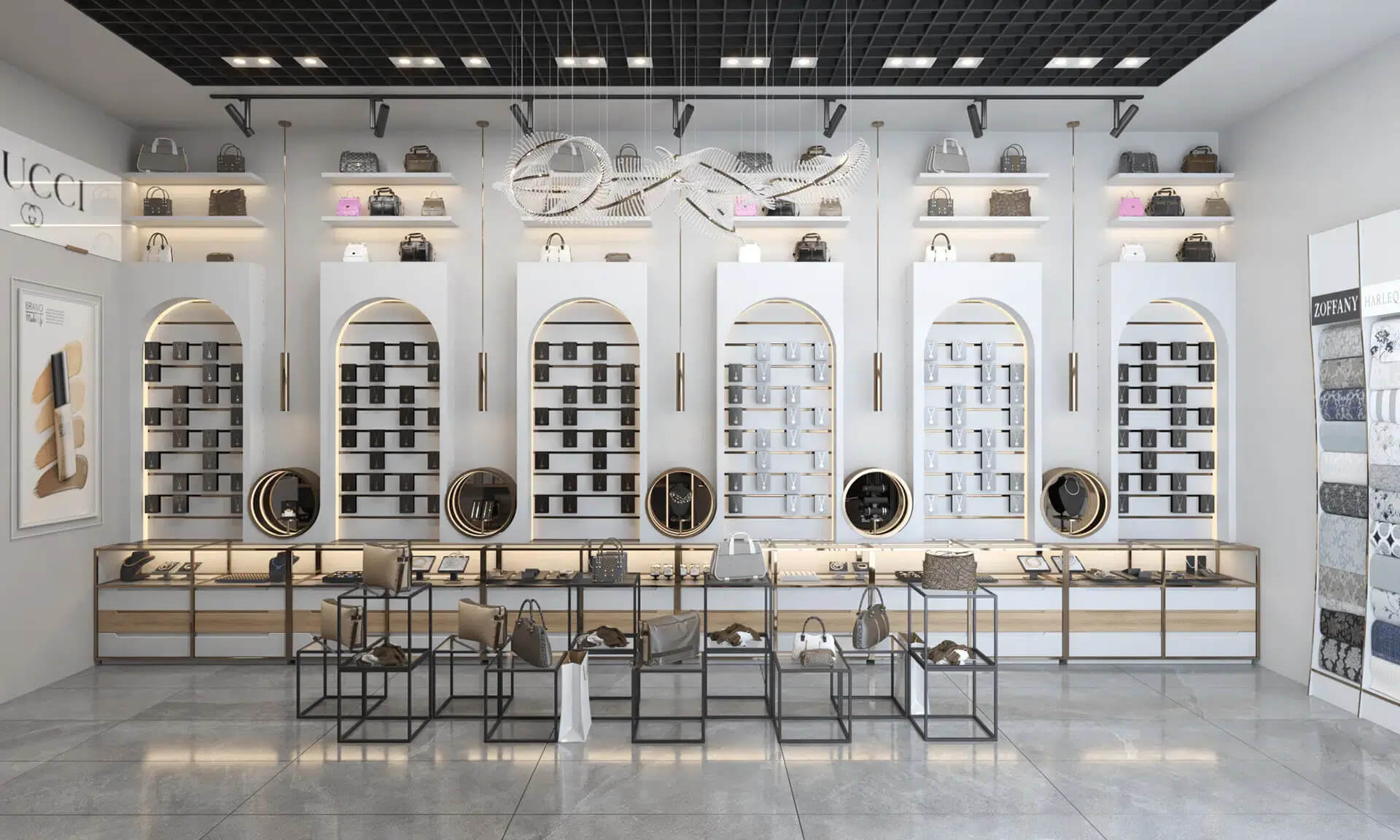 thiết kế shop phụ kiện thời trang