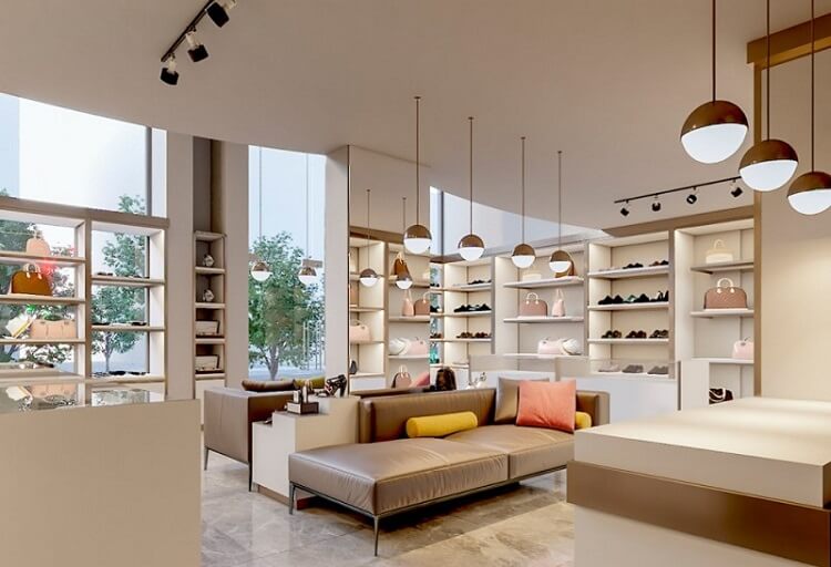 thiết kế cửa hàng phụ kiện thời trang Pendecor