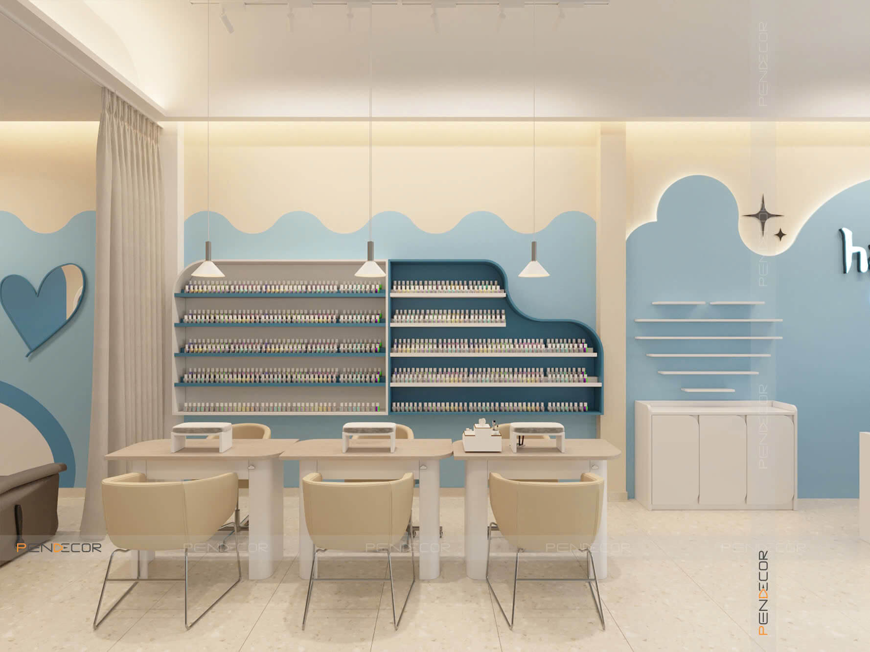 Thiết Kế Tiệm Nail Haneul