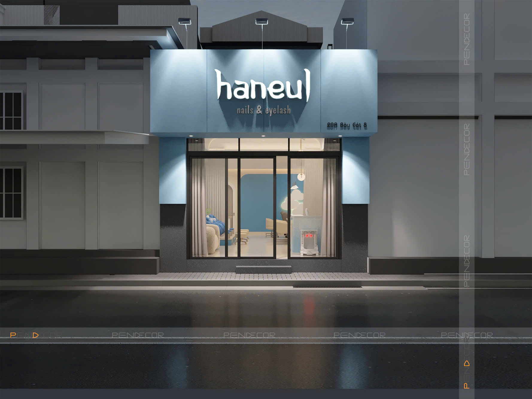 Thiết Kế Tiệm Nail Haneul