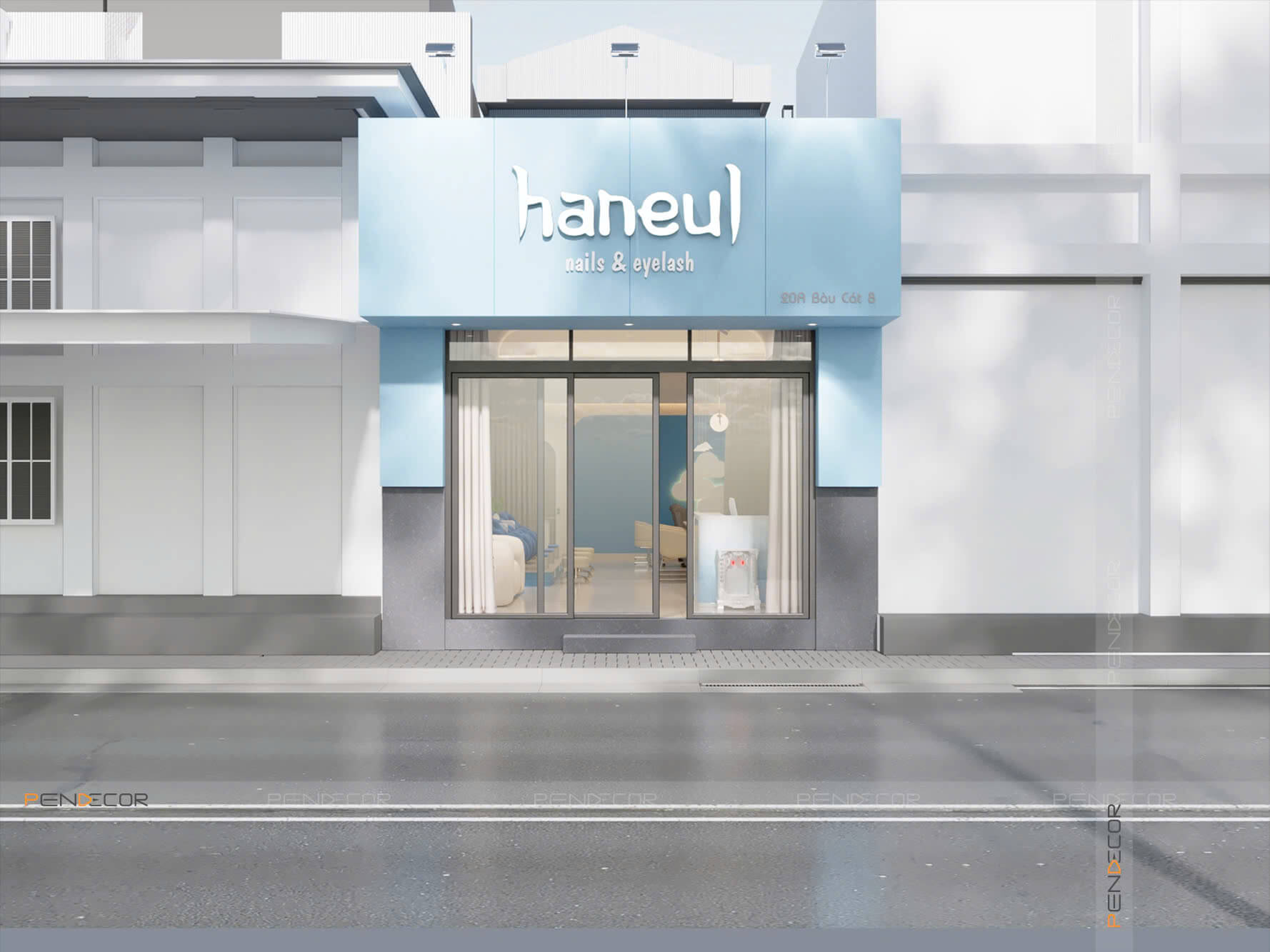 Thiết Kế Tiệm Nail Haneul