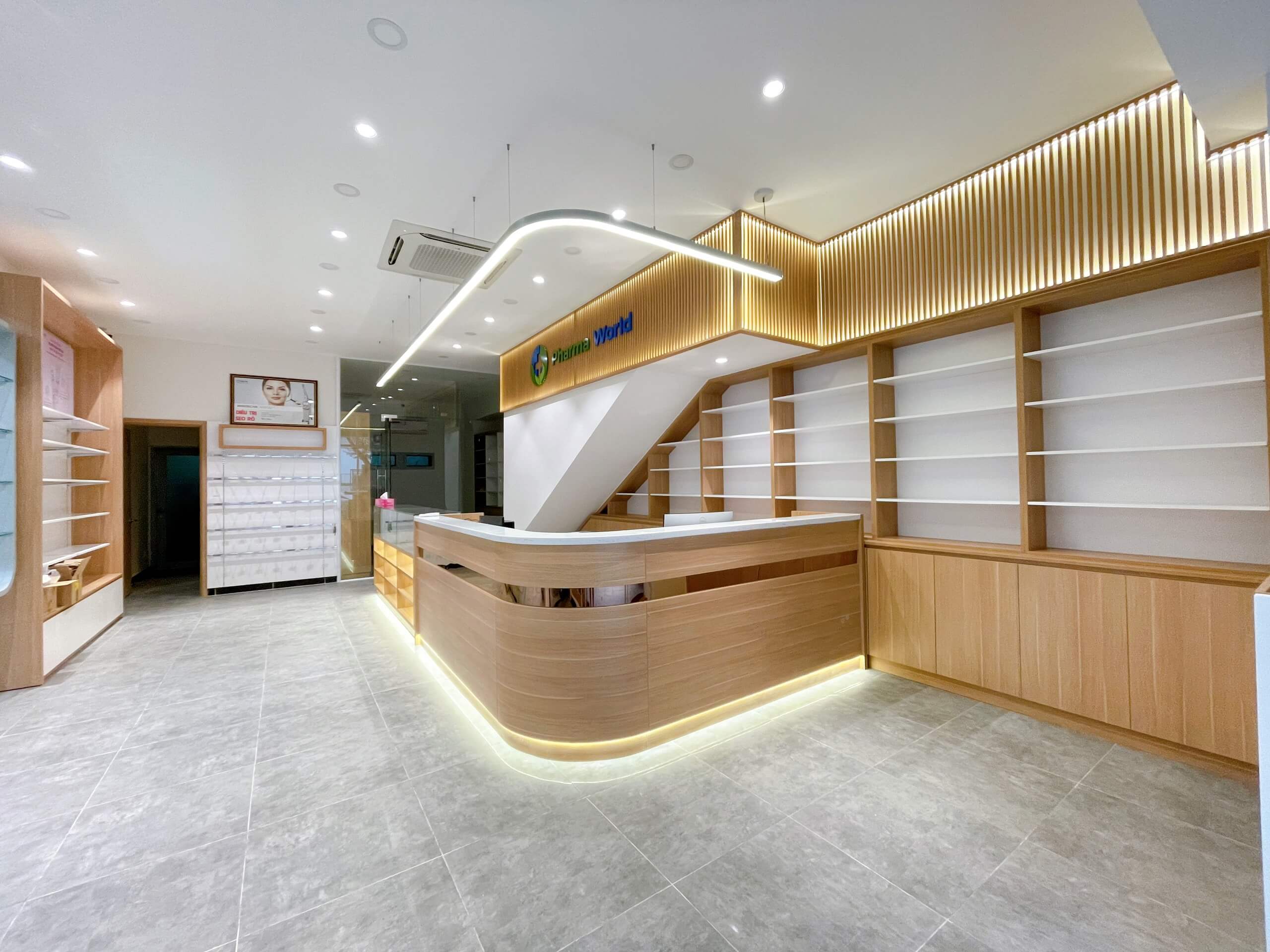 thi cong shop Pendecor