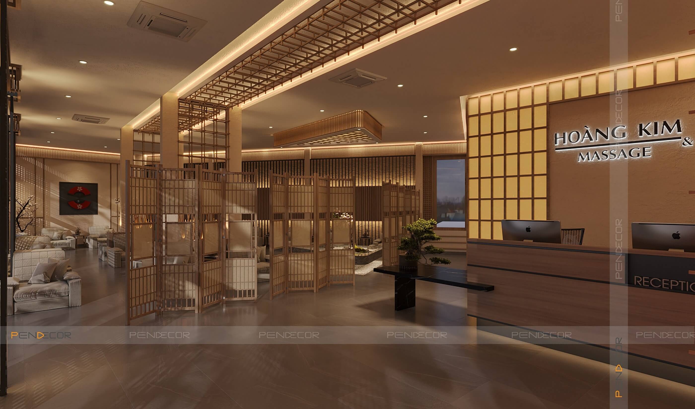 thiết kế spa dưỡng sinh đông y Pendecor