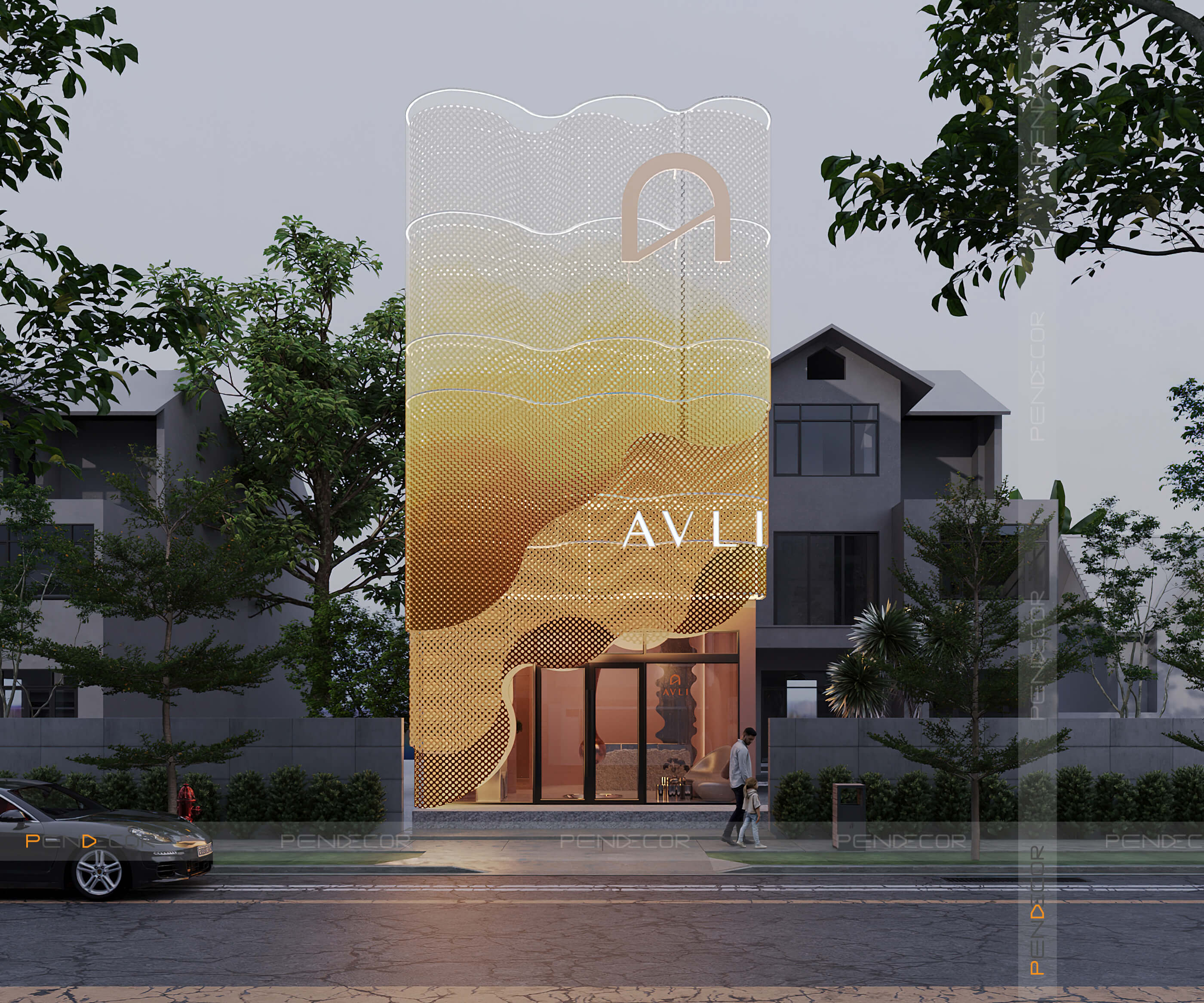 setup spa nhỏ Pendecor