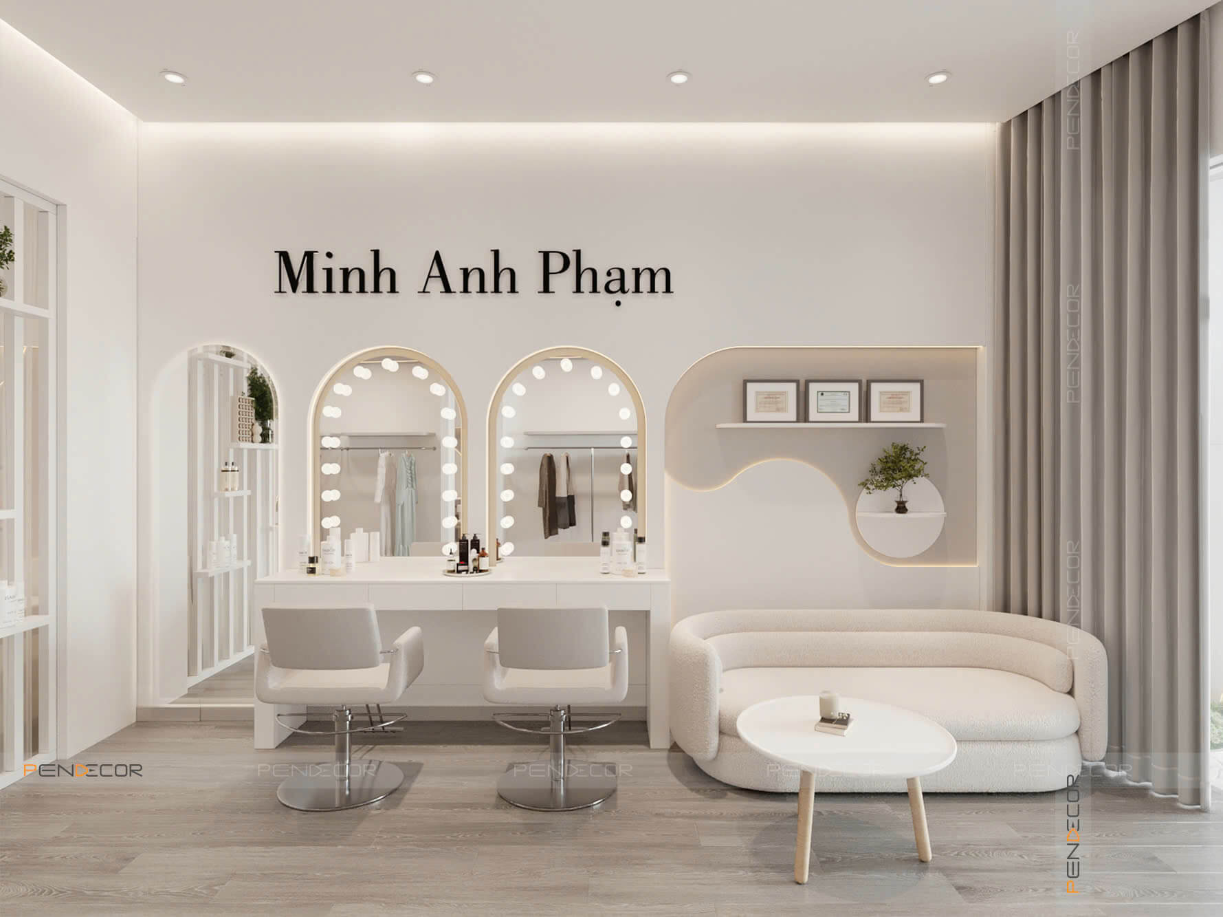 Thiết Kế Cửa Hàng Makeup Minh Anh Phạm