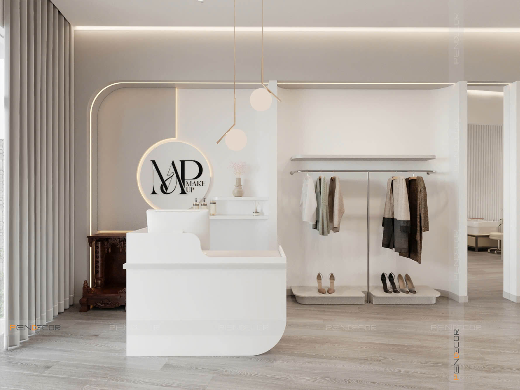 Thiết Kế Cửa Hàng Makeup Minh Anh Phạm