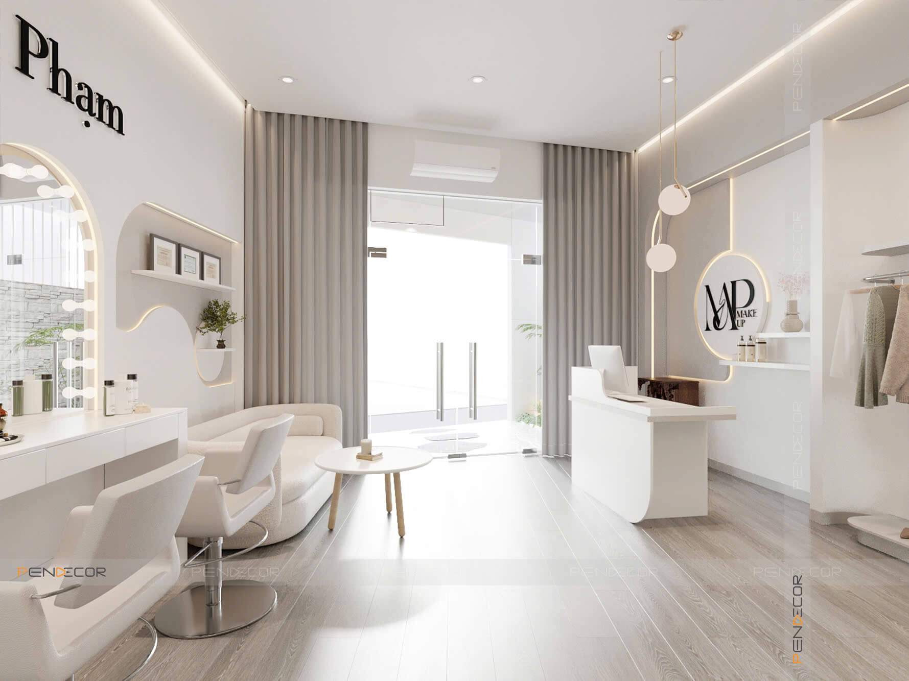 Thiết Kế Cửa Hàng Makeup Minh Anh Phạm